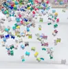 3*4mm Pajarita Accesorios para Uñas Celebridad de Internet Rhinestones Irregulares de Fondo Plano de Vidrio Rhinestones Portátiles para Uñas Recomendado en Xiaohongshu Venta al por Mayor