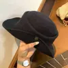 Nuevo Sombrero de Paja Elegante Estilo Hepburn Francés de Verano, Elegante Sombrero Cubo de Ala Ancha para Protección Solar Vacacional