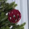 Em Estoque Transfronteiriço Novo Mais Vendido na Amazon Bolas de Natal Aveludadas Novas Decorações de Natal Enfeites Pendurados Palitos Decorativos