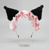 Acessórios de Orelha de Pelúcia Simulada Headdress Lolita Adereços para Comic Show de Cosplay Faixa de Cabeça Fofa Kuromimi
