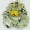 Pulsera de Piedra Cruda de Grava de Ágata Cristalina Desmagnetizada con Cuentas de Piedra Asimétrica Perforada Accesorios de Joyería DIY 5-8mm