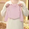 Conjunto de 3 Peças Feminino Primavera 2026 Novo Estiloso Camisa Básica Doce Saia de Suspensório Floral Roupa Tendência da Moda de Primavera