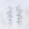 Nuevo Vestido de Novia Flor Blanca Hueso de Carro Encaje Floral Encaje Floral Accesorios Hecho a Mano DIY Joyería Tocado Parche de Flor