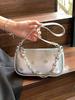 Nova Bolsa Baguete de Meia-Lua de Alto Padrão para Mulheres 2026, Bolsa de Ombro da Moda, Bolsa Pequena Versátil Transversal