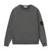 Sudadera unisex de alta gama transfronteriza marca Ston, color liso básico, cuello redondo, funcional, manga larga, estilo retro, corte holgado, micro-logo