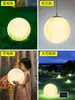 Luz de Bola Solar Luminosa LED para Exterior Luz Decorativa para Pátio Gramado Luz de Bola para Casa Jardim Luz de Atmosfera para Paisagem