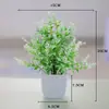 Punto Nuevo Bonsái Plantas de Decoración para el Hogar Pequeños Adornos Flores Artificiales Plantas Verdes Plantas en Maceta Flores Artificiales Fábrica Venta al Por Mayor