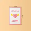 Decoración para Pastel Feliz Día de las Madres 2026 Mariposa 3D de Doble Capa Cinta de Cumpleaños para Mamá Lazo Insertar para Hornear