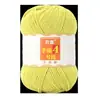 Hecho a mano No. 4 Bolas de Hilo Retorcido de Algodón Peinado Leche Medio Grueso Paquete de Materiales para Juguete de Peluche DIY Cojín