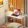 Estante de Almacenamiento para Mesita de Noche Sin Agujeros para la Cama del Dormitorio Almacenamiento Suspendido Plegable Estante para Mesita de Noche de Lectura Estante para Espacios de Mesa