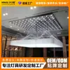 Hotel Yamagata Lobby Lustre de Cristal Salão de Banquetes Escritório de Vendas Iluminação de Teto Irregular Sala de Estar da Villa Clube Acessórios de Iluminação Não Padrão