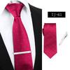 Corbata de Negocios a Rayas para Hombre Formal Profesional Roja Azul Atada a Mano Imitación Seda 7.5cm Stock Listo de Fábrica