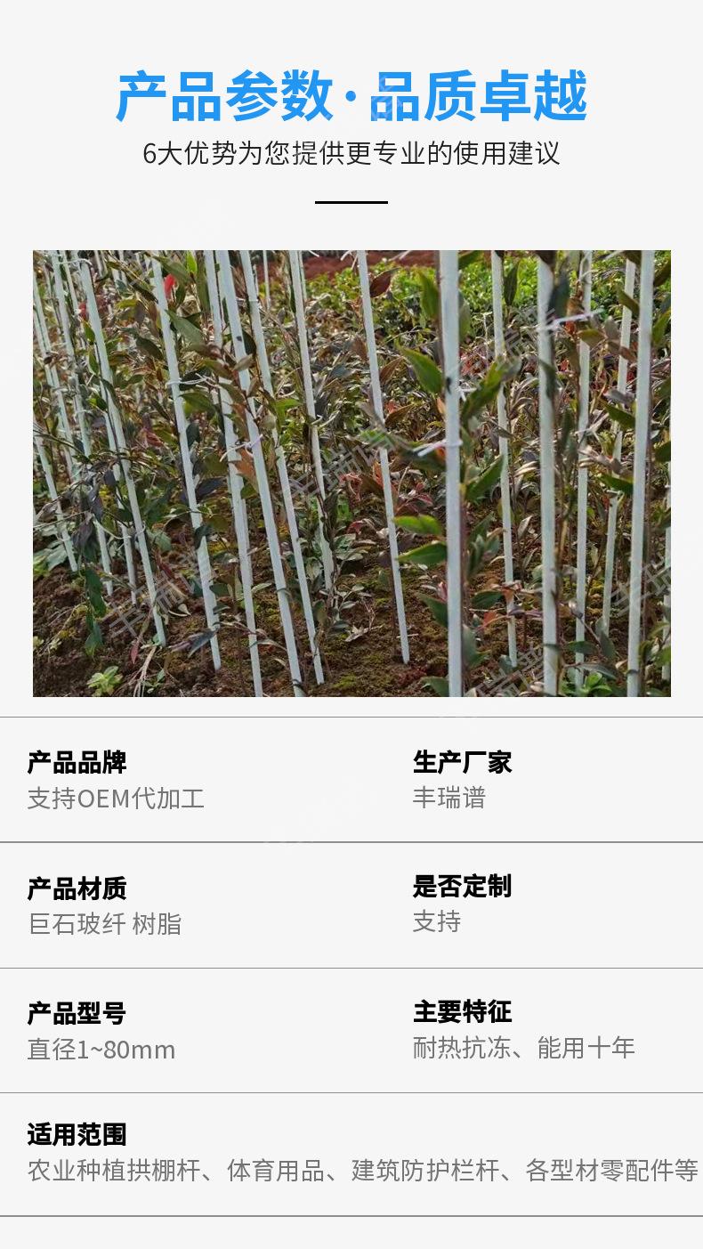白色玻璃纤维杆50支装-3