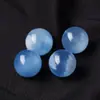 7A Cristal de Aguamarina Tipo Hielo Cuentas Sueltas Pulsera DIY Hecha a Mano Collar Fabricante Venta al por Mayor Cuentas para Pulsera Azul Diablo