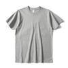 Camiseta de Manga Corta de Algodón Puro de Peso Pesado, Color Sólido, Corte Holgado, Casual, Versátil, Camiseta Base, Top Básico de Moda para Hombre para el Día a Día