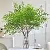 Nandina Artificial Multi-ramificada Flores Artificiais Flores Falsas Plantas Verdes Artificiais Galhos Sala de Estar Decoração de Shopping Paisagismo Ornamento de Chão Dropshipping