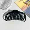 14cm Transfronteiriço Amazon Silicone Presilha de Cabelo Preta Presilha Tubarão Fosca Pegador Grande Pegador de Rabo de Cavalo Pegador de Cabelo