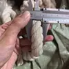 Fabricante 4-20mm corda de algodão de três fios crua corda torcida corda de tecelagem feita à mão corda para alça corda de fio de algodão atacado