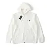 Sudadera con capucha de alta calidad para cruzar fronteras, modelo básico Paul Howard, bordado con logo de poni, chaqueta unisex con cremallera