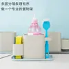 Caja de Almacenamiento para Detergente de Cocina, Tres Compartimentos Desmontables, Escurridor con Rejilla para Cepillo de Limpieza y Esponja