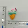 Nuevos accesorios de conejo y oso de dibujos animados brillantes para zapatos con agujeros hechos a mano DIY, accesorios de parche para funda de teléfono móvil