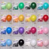 Globo de Látex de 10 pulgadas 220g Capa Única Mate Esfera Redonda Fiesta de Cumpleaños Boda Decoración de Habitación Bola Venta al por Mayor