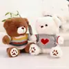 Oso Lindo con Suéter Muñeco de Peluche Oso para Abrazar Muñeco de Oso Calmante para Niños Regalo de Cumpleaños Regalo para Evento
