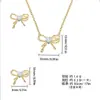 Conjunto de Joias Colar Brincos Cobre Pérola Brilhante Não Desbota Feminino Luxo Leve High-End Atacado de Joias Transfronteiriças