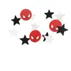 Tarjeta de decoración para pastel estrella de cinco puntas Capitán América Batman Superman alambre de estrella enchufe para insertar arreglo de postre para hornear