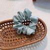 Serie Macaron textura satinada de alta gama súper gorda moda anillo para el cabello de intestino grueso temperamento femenino anillo para la cabeza boutique accesorios para el cabello