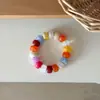 Pulsera elástica bohemia de dopamina transfronteriza europea y americana, pulsera de resina acrílica, joyería femenina moderna y versátil