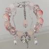 Pulsera de borlas con cuentas, novedosa, diseño de nicho femenino, color de alto valor, personalidad, no golpea el estilo, pulsera de novias que combina con todo, marea