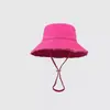 Sombrero de Pescador de Color Sólido Lavado con Borde Deshilachado para Mujer, Sombrero de Cubo Versátil Casual, Sombrero de Sol de Moda Estilo Coreano, Elegante y que Afina el Rostro