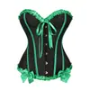 Novo Corset de Outwear Estilo Francês Transfronteiriço com Renda de Cor Contrastante, Gravata Borboleta, Tiras nas Costas, Ajuste na Cintura, Controle da Barriga e Top Modelador