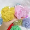 Bolas de Banho Coloridas Atacado, Flores de Banho Pequenas, Espuma Rica, Flores de Banho Infantis, Bolas Esfoliantes para Costas, Toalhas de Banho, Esponjas de Banheiro