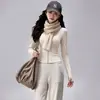 Chaqueta de Yoga de Alta Elasticidad para Mujer, Corta, Adelgazante, Transpirable, Manga Larga, Cardigan con Cremallera, Conjunto de Top para Fitness y Running