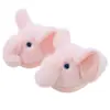 Chinelos de algodão infantis de inverno, unissex, quentes e forrados com fleece, apresentando um design fofo de elefante, perfeitos para uso pai-filho, macios e confortáveis para uso interno, com design de calcanhar fechado