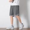 Shorts de Basquete Masculino, Marca Moderna Estilo Americano, Cinco Pontos Malha de Seda Gelada Secagem Rápida Solto Fitness Corrida, Estilo Fino