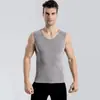 Chaleco térmico sin costuras transfronterizo para hombre, otoño e invierno, terciopelo alemán, forrado de forro polar, engrosado, ropa interior calefactora, camiseta de capa base, chaleco para hombre