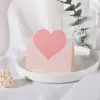 Cartão Criativo de Bênção para Festival e Casamento Cartão de Cumprimentos Romântico para Dia dos Namorados Formato de Coração Cartão de Presente de Bênção Cartão de Ano Novo Venda por Atacado