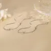 Brincos de Contas Redondas para Mulheres, Simples e Elegantes para o Trabalho, Estilo Ins de Luxo Leve com Sensação de Alta Qualidade, Corrente Longa com Franjas Europeia e Americana, Brincos de Contas Brilhantes