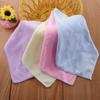 Toallas pequeñas de microfibra al por mayor de fábrica, 30*30 cm, toallas cuadradas pequeñas con relieve de cabeza de oso, toallas para niños, toallas de mano, toallas de limpieza