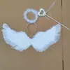 Halloween pluma de golondrina alas de ángel accesorios para fotos de espectáculos en escenario carnaval Navidad niños adulto Navidad espalda