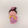 Souvenirs Turísticos Decorativos Culturales y Creativos de Xi'An Luoyang, Dulces de Estilo Antiguo, Brocado Pequeño, Tendencia Nacional, Imanes de Refrigerador Magnéticos de Dama de la Dinastía Tang