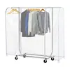 Cabide de Chão Transparente à Prova de Poeira Casual Doméstico Cabide de Roupas para Dormitório Grande Cabide de Roupas de PEVA Capa de Poeira para Roupas