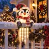 Decoración de Luces de Carámbano Muñeco de Nieve WinterGlow: Luces decorativas de muñeco de nieve y carámbano con luz cálida de temática invernal