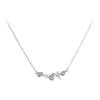 Colar Estrela Sorridente para Mulheres, Cheio de Diamantes, Zircônia Super Brilhante, Corrente Clavicular de Luxo Leve da Moda, Corrente de Diamantes Atacado