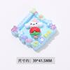Fruta Dibujo Animado Lindo Marco de Fotos diy Gel Crema Funda para Teléfono Accesorios para el Cabello Vaso de Agua Calcomanía Tarjeta Coo Accesorios de Joyería de Resina