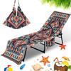 Funda para silla de playa transfronteriza funda para silla de playa de microfibra impresión digital 3D serie mandala