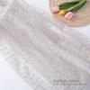 Tecido de malha Tecido de fio estrela bronzeado Roupas infantis Vestido de princesa Vestido de boneca Arco Tecido de fio estrela de cinco pontas dourada